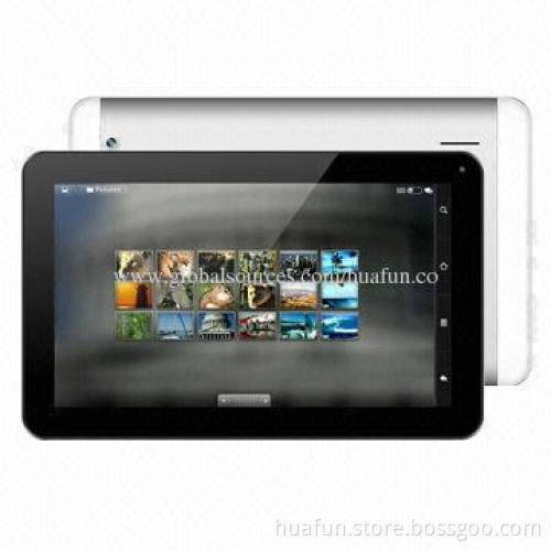 10.1-inch 3G Tablet PCs, 1,024x600/1,280x800P, IPS/TN/1/16GB, 0.3/2.0MP Front/Back Camera/Quad-core